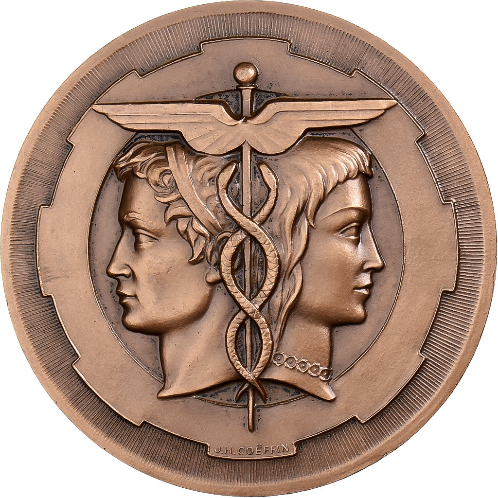 Francia, medaglia, Chambre de Commerce et d'Industrie de Rouen, 1978, Bronzo