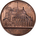 Frankreich, Medaille, Cathédrale Notre-Dame de Paris, 1855, Kupfer, Wiener, SS+