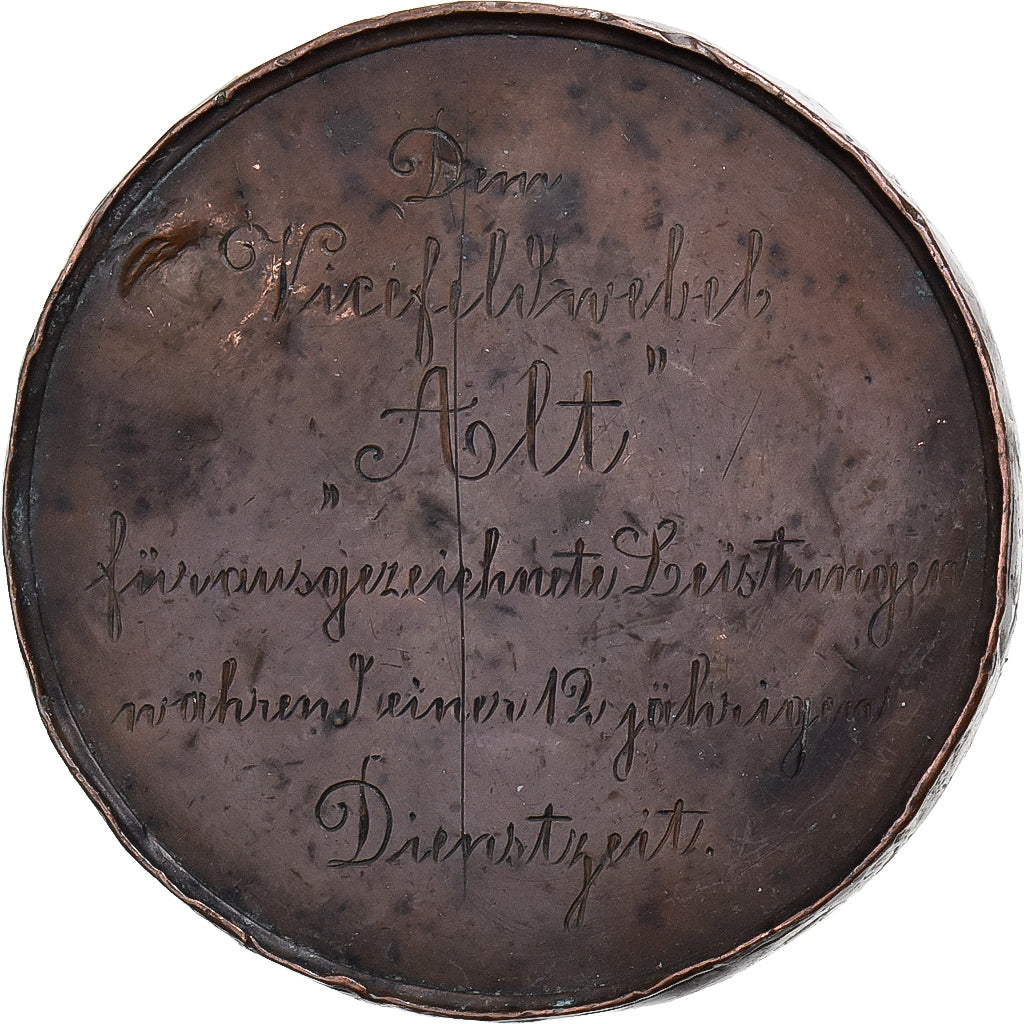 Germania, medaglia, Heinrich Wilhelm von Horn, Bronzo, Brandt, MB