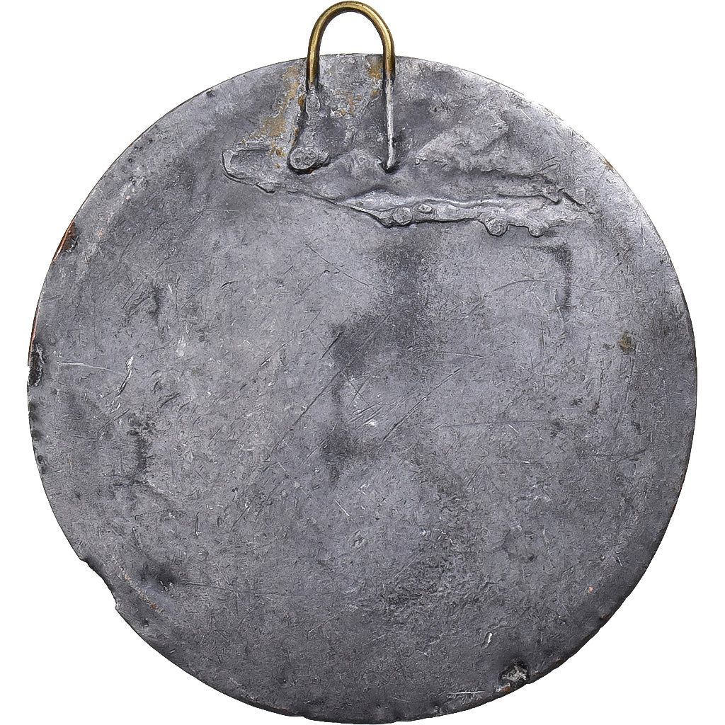 France, Médaille, Bataille de Marengo, 1800, Copper-Tin, TTB, Auguste, Cliché