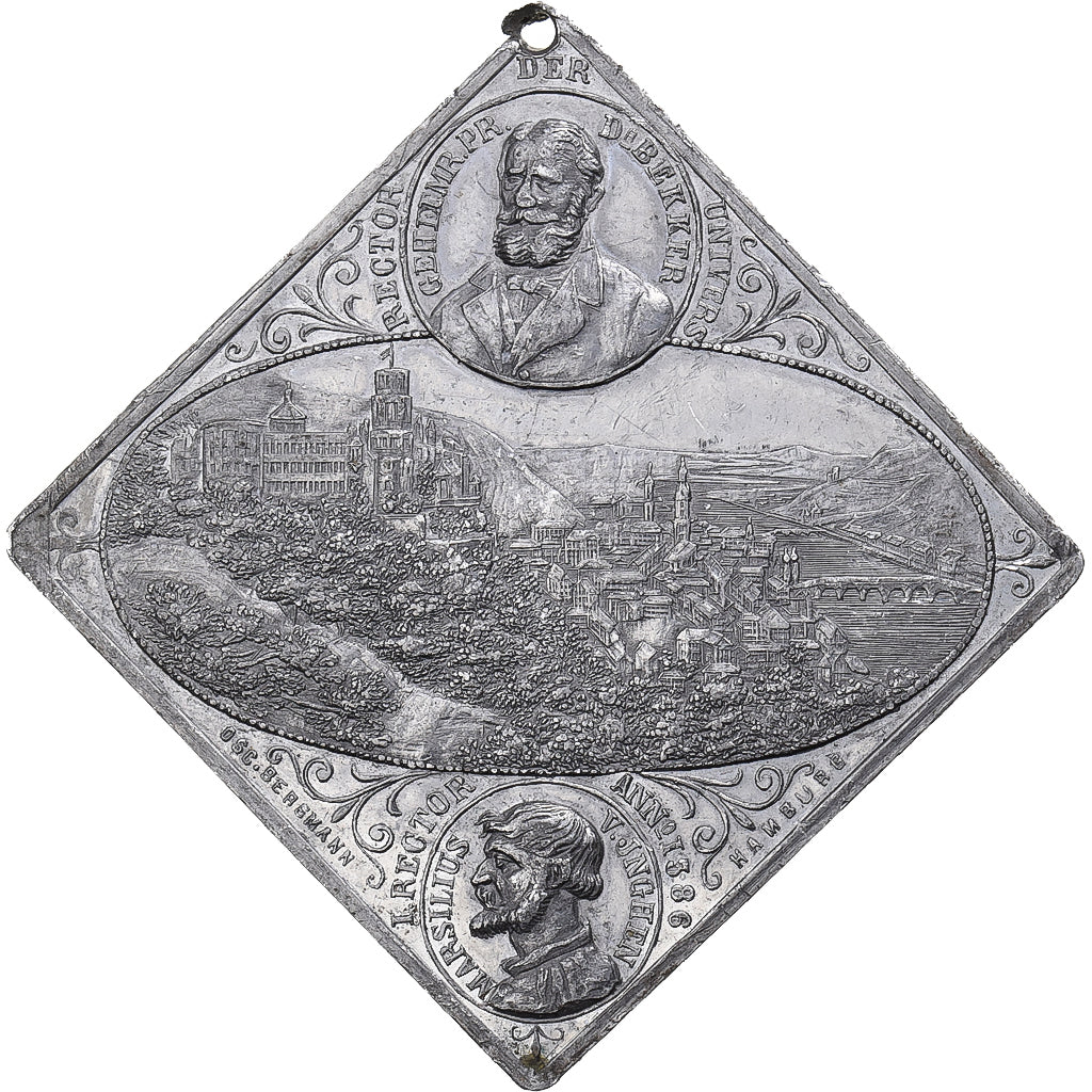 Germany, Medal, 500 Jähr-Jubelfeierdr Ruperto-Carola, 1886, Tin, EF(40-45)