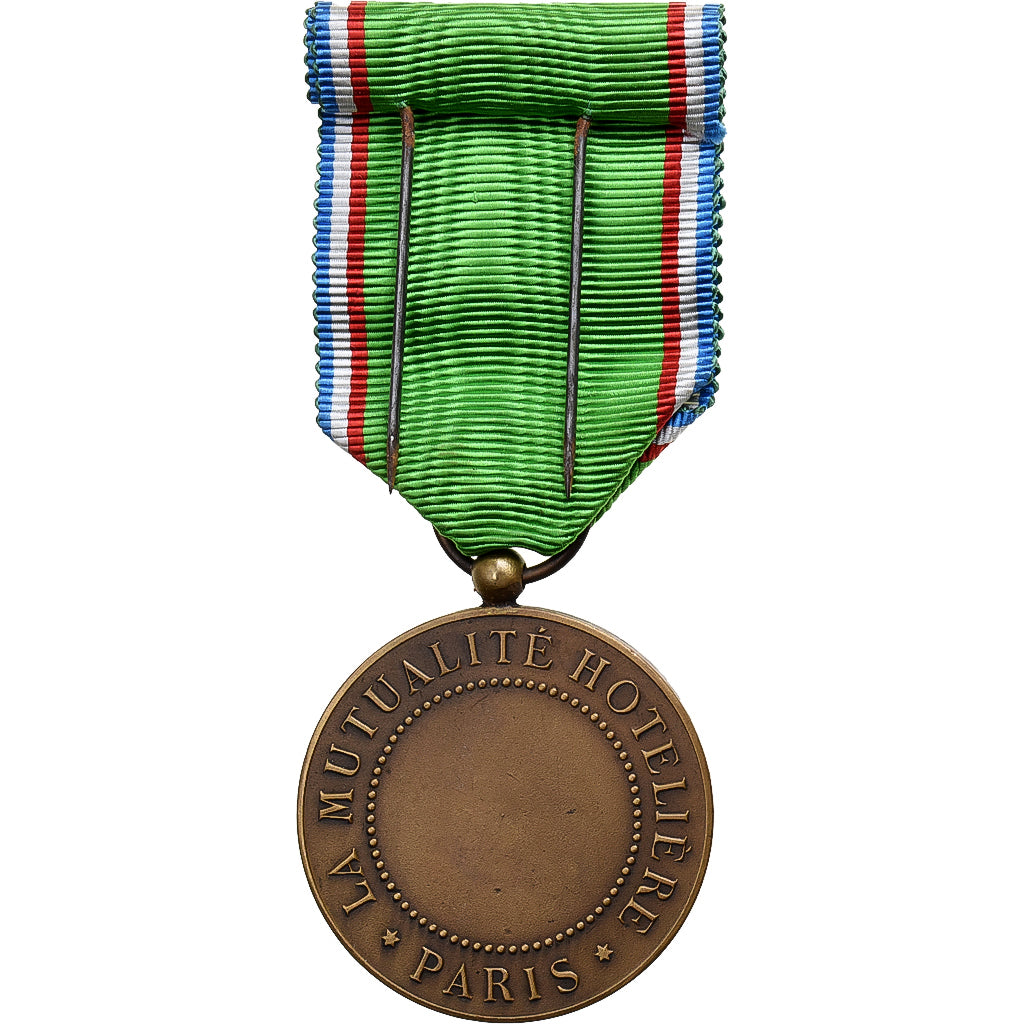 Frankrijk, La Mutualité Hôtelière, Paris, Medaille, Excellent Quality