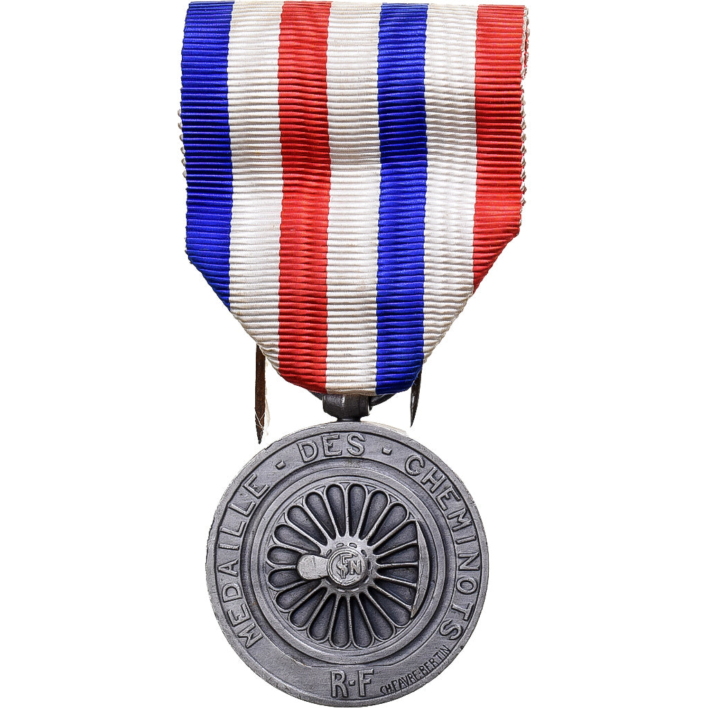 Frankreich, Médaille des cheminots, Railway, Medaille, 1946, Excellent Quality