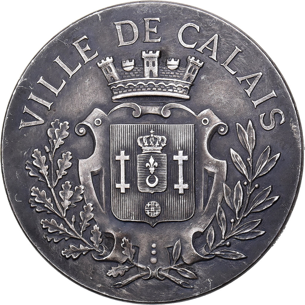 France, Medal, Ecole Nationale de Musique de Calais, Cinquantenaire, 1914