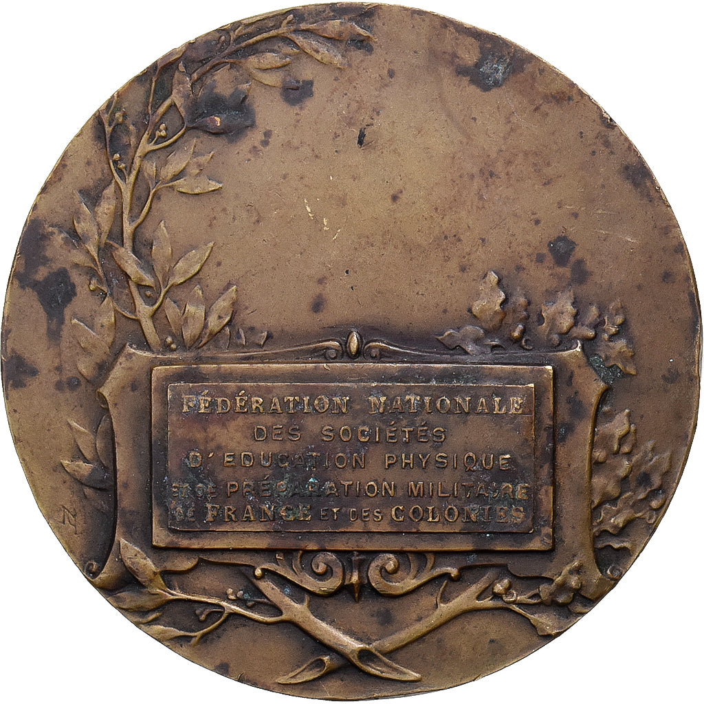 Francia, medalla, Sociétés d'Education Physique et de Préparation Militaire
