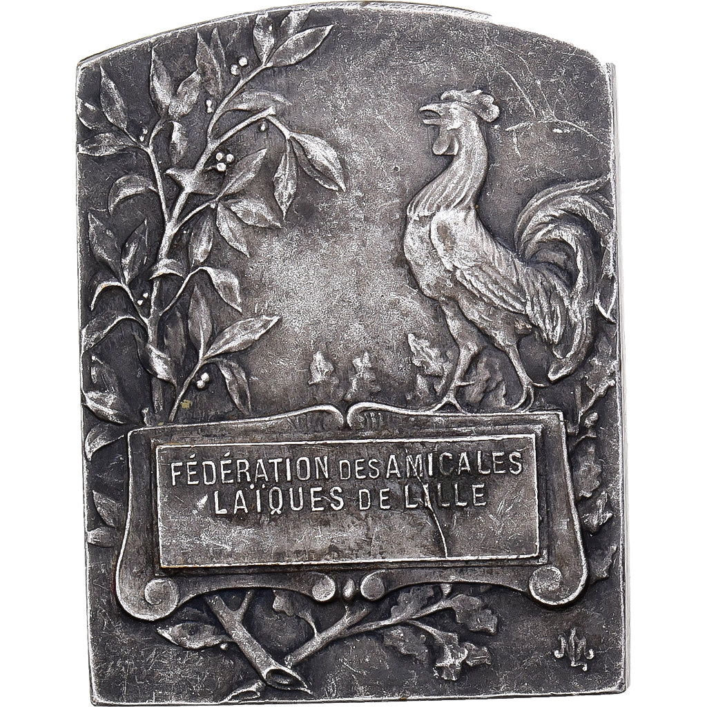 França, medalha, Fédération des Amicales Laïques de Lille, n.d., Bronze