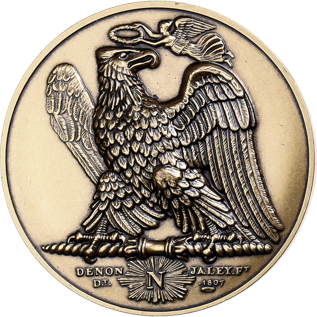 France, Medal, Napoléon Ier, Traité de Campo-Formio, Brenet, Restrike, MS(63)