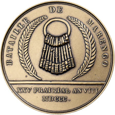 France, Médaille, Napoleon Ier , Bataille de Marengo, Bronze, SPL, Denon
