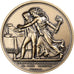 Francia, medaglia, L'Empereur Napoléon Abdique, Bronzo, Denon, SPL