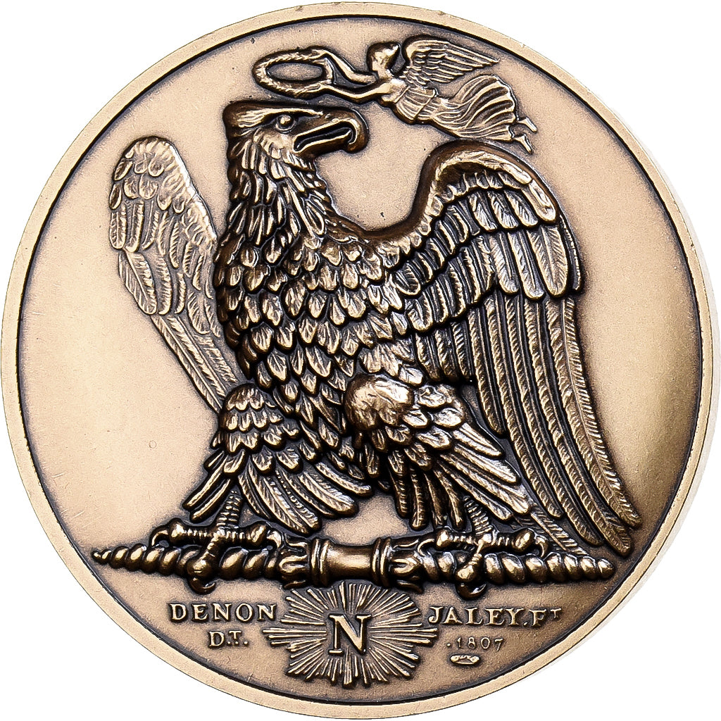França, medalha, Napoléon Ier, Malheurs de la Guerre, Bronze, Denon, MS(63)