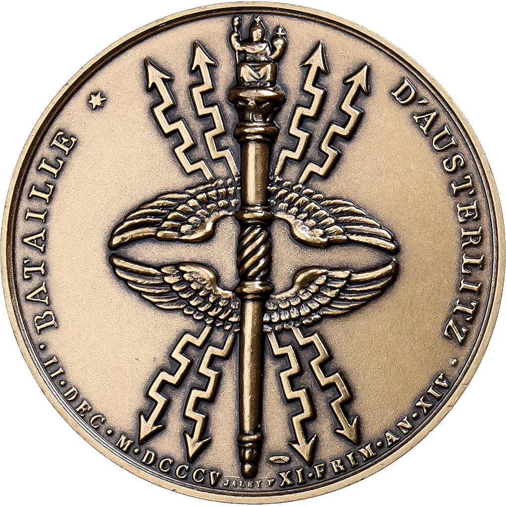 Francia, medaglia, Napoléon Ier, Bataille d'Austerlitz, Bronzo, Denon, SPL