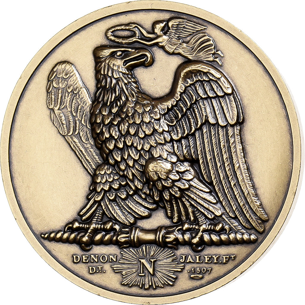 Francia, medalla, Napoléon Ier, Bataille d'Iena, Bronce, Denon, Restrike, SC