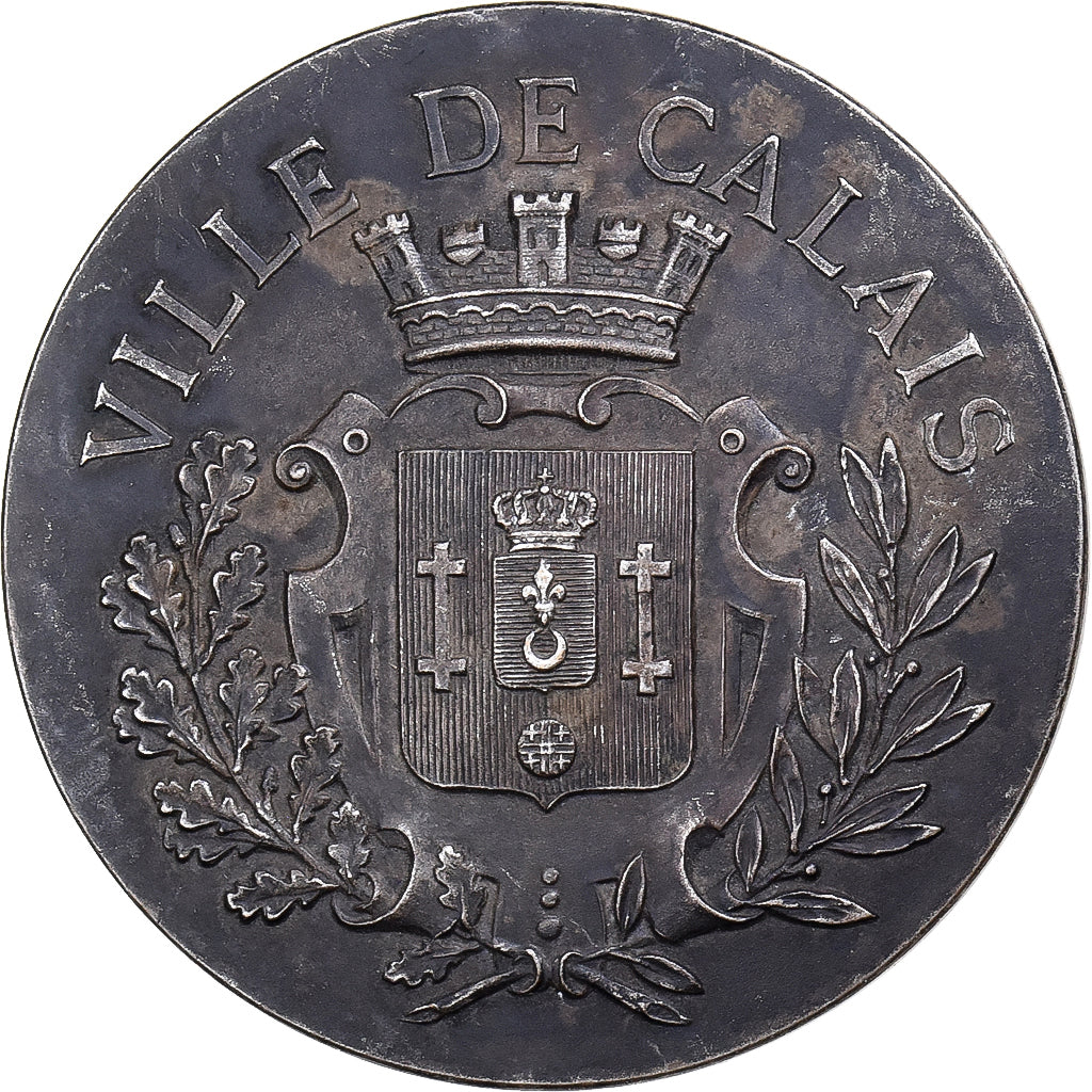 France, Medal, Ecole Nationale de Musique de Calais, Cinquantenaire, 1914