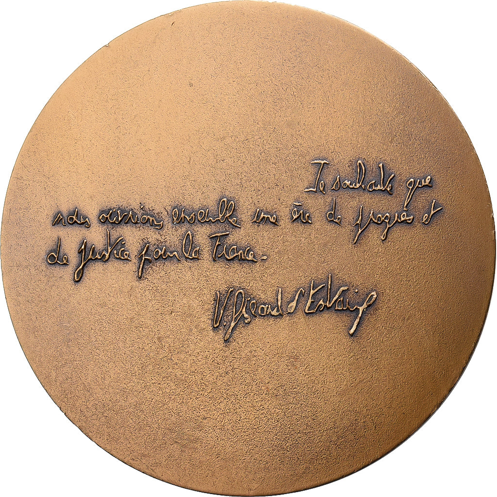 Francja, medal, Valéry Giscard d'Estaing, Président, Brązowy, Jean-Philippe
