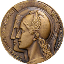 Frankreich, Medaille, Conseil de la République, 1946, Bronze, Cochet, VZ