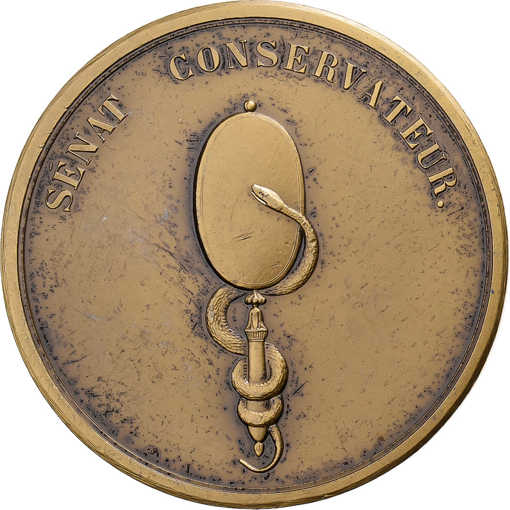 Frankreich, Medaille, Sénat Conservateur, Bronze, Dumarest, Restrike, SS+