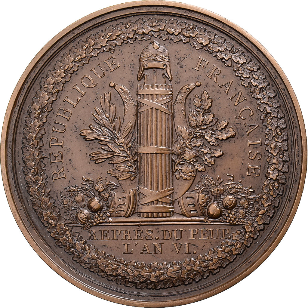 Frankreich, Medaille, Directoire, Conseil des Anciens, l'An VI, Bronze
