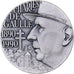 Frankreich, Medaille, Charles De Gaulle, 1990, Silvered bronze, J. Balme, UNZ