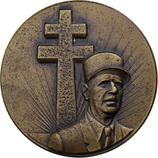 Frankreich, Medaille, Centenaire du Général De Gaulle, 1990, Bronze, VZ