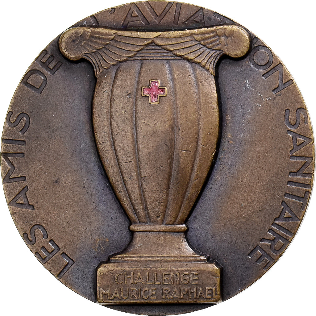 France, Medal, Les Amis de l'Aviation Sanitaire, Bronze, AU(50-53)