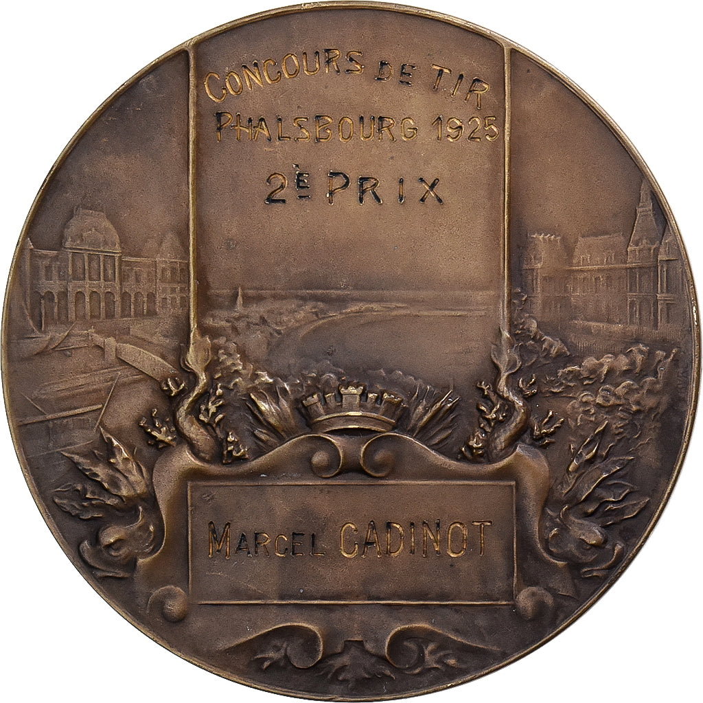 Francja, medal, Concours de Tir de Phalsbourg, 1925, Brązowy, Lefebvre