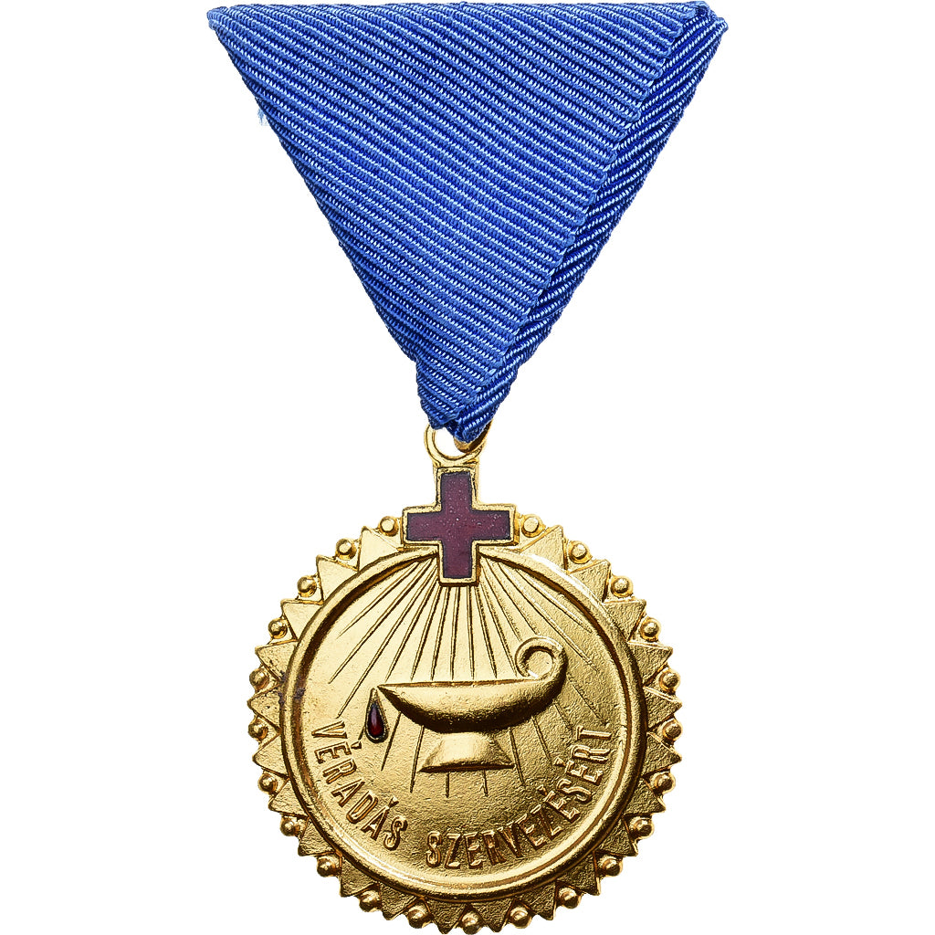 Hungary, Croix Rouge, Medal, Excellent Quality, Gilt Metal, 39