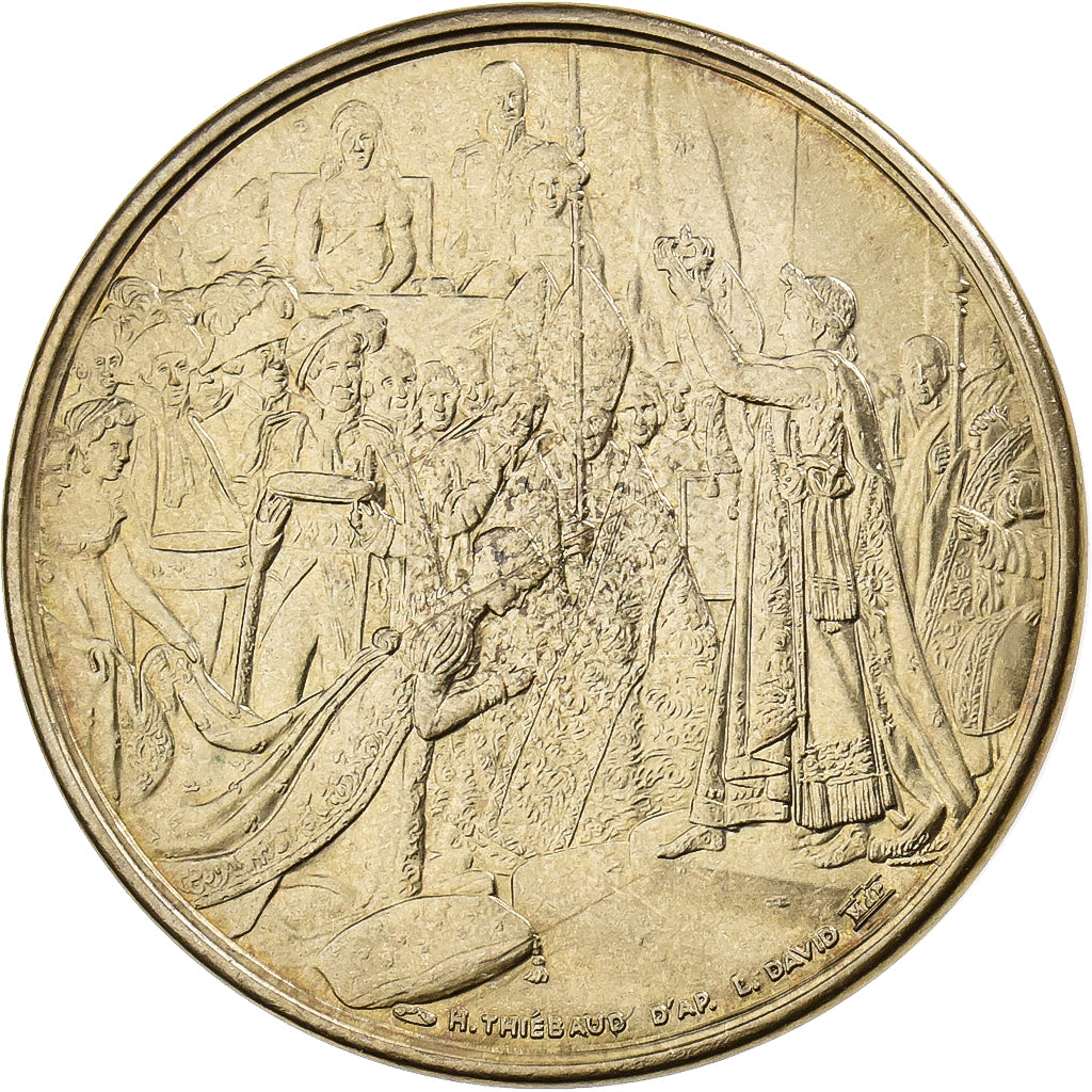 França, medalha, Le sacre de Napoléon Ier par Pie VII, Cuproníquel Alumínio