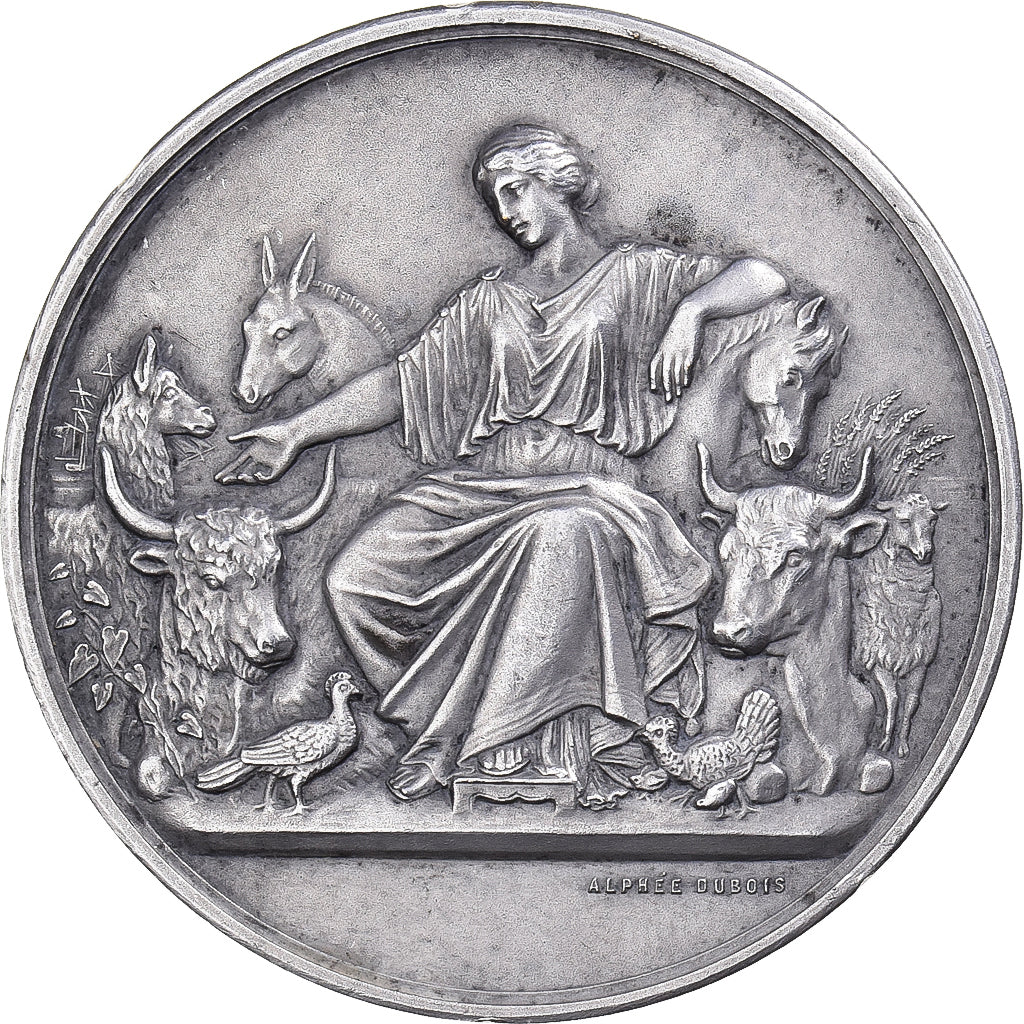 França, medalha, Agriculture, Société d'Acclimatation de France, 1930, Bronze