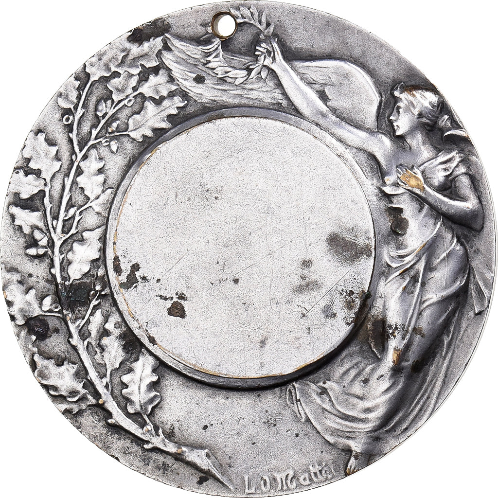 França, medalha, Beaux-Arts, Bronze Prateado, Mattei, EF(40-45)