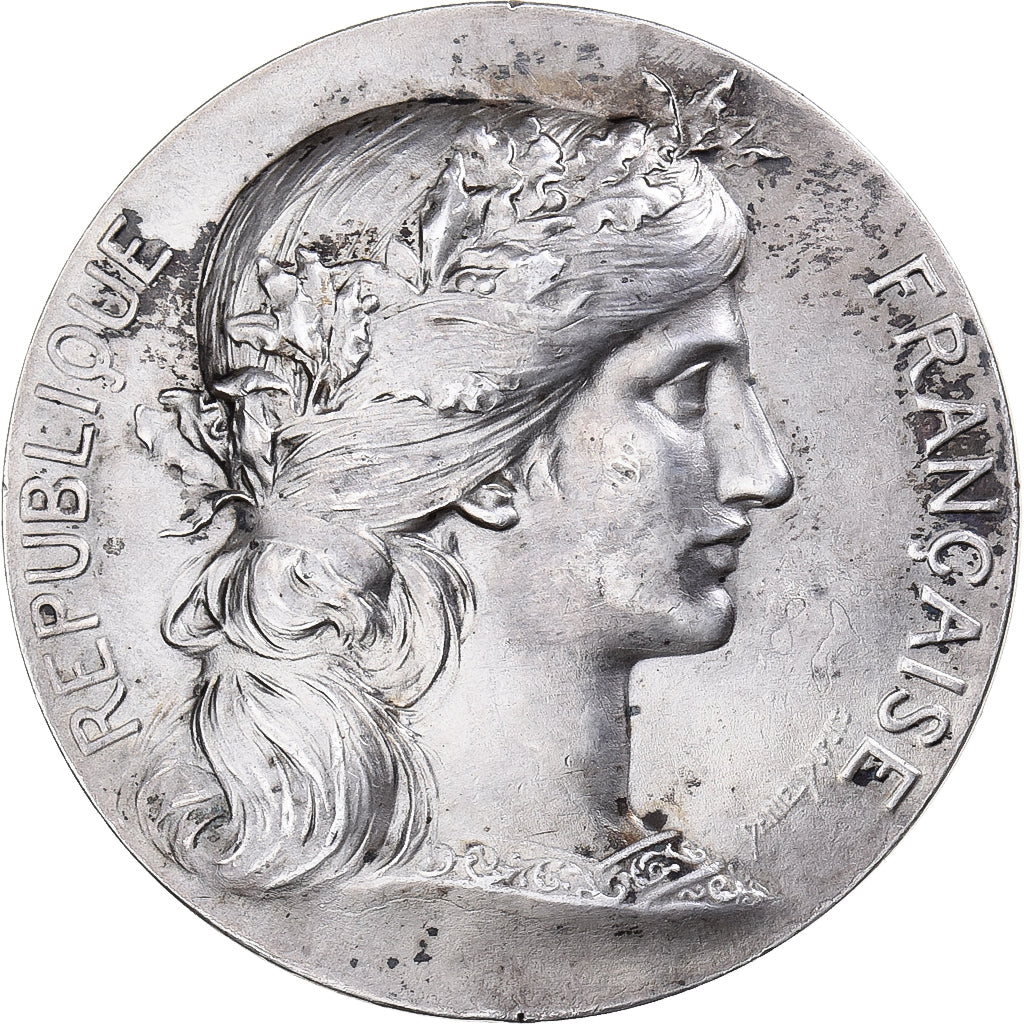 France, Médaille, Ecole Nationale d'Art Décoratif, Limoges, Argent, TTB+