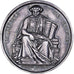 France, Medal, Faculté de Droit de Douai, 1875, Silver, Farochon, AU(55-58)
