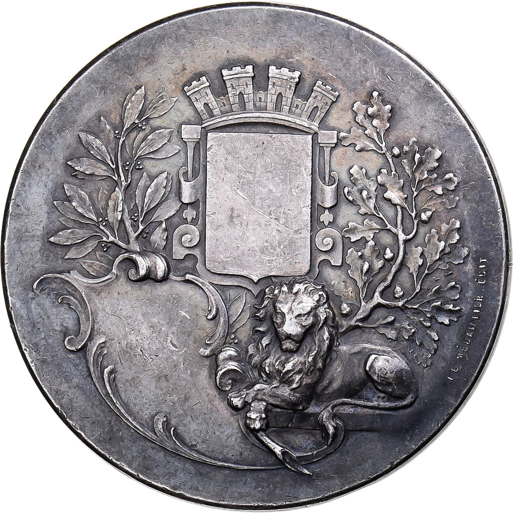Frankreich, Medaille, Course Vélocipèdes, Silber, Erdmann, SS