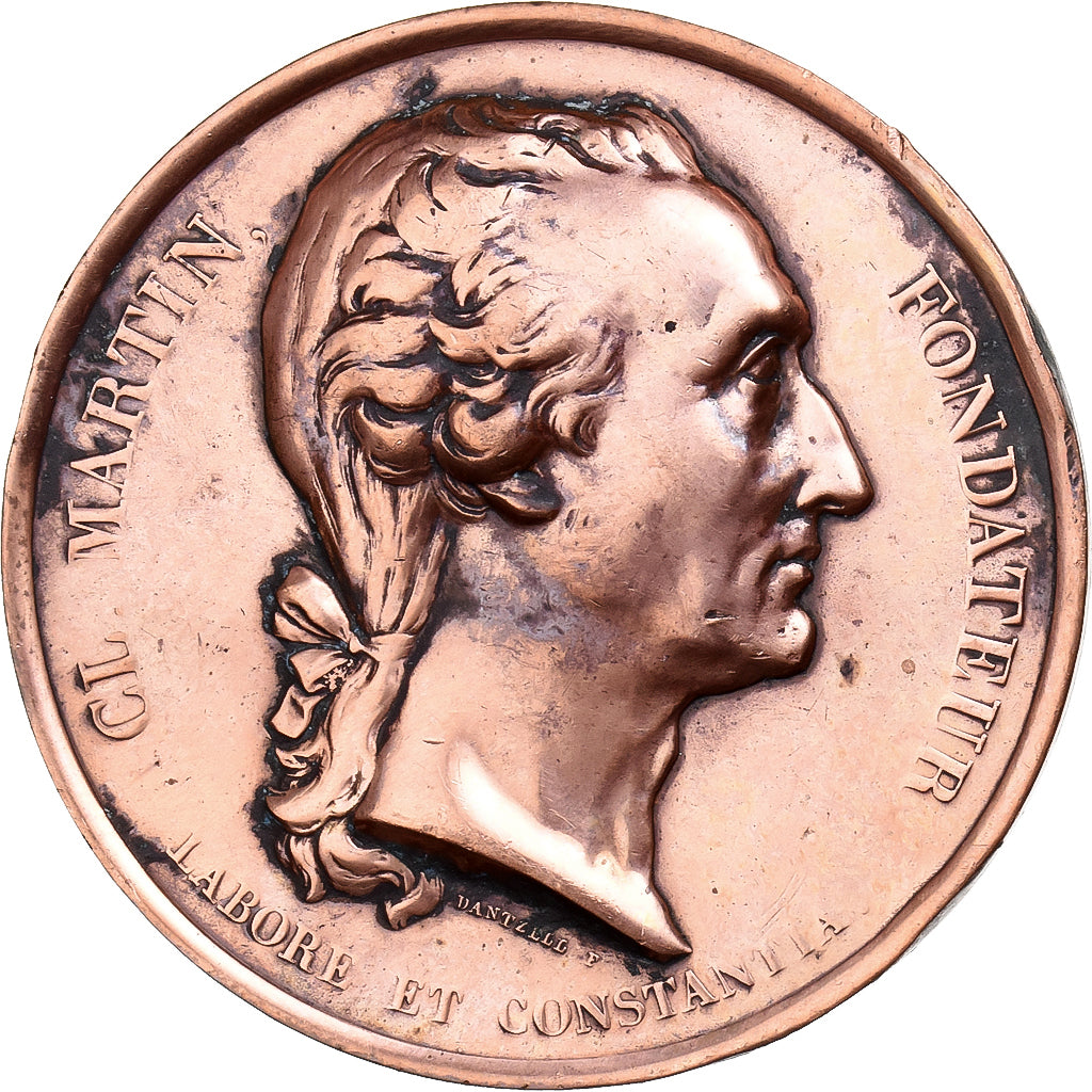 France, Medal, Deuxième République, Major Martin, Ecole de la Martinière