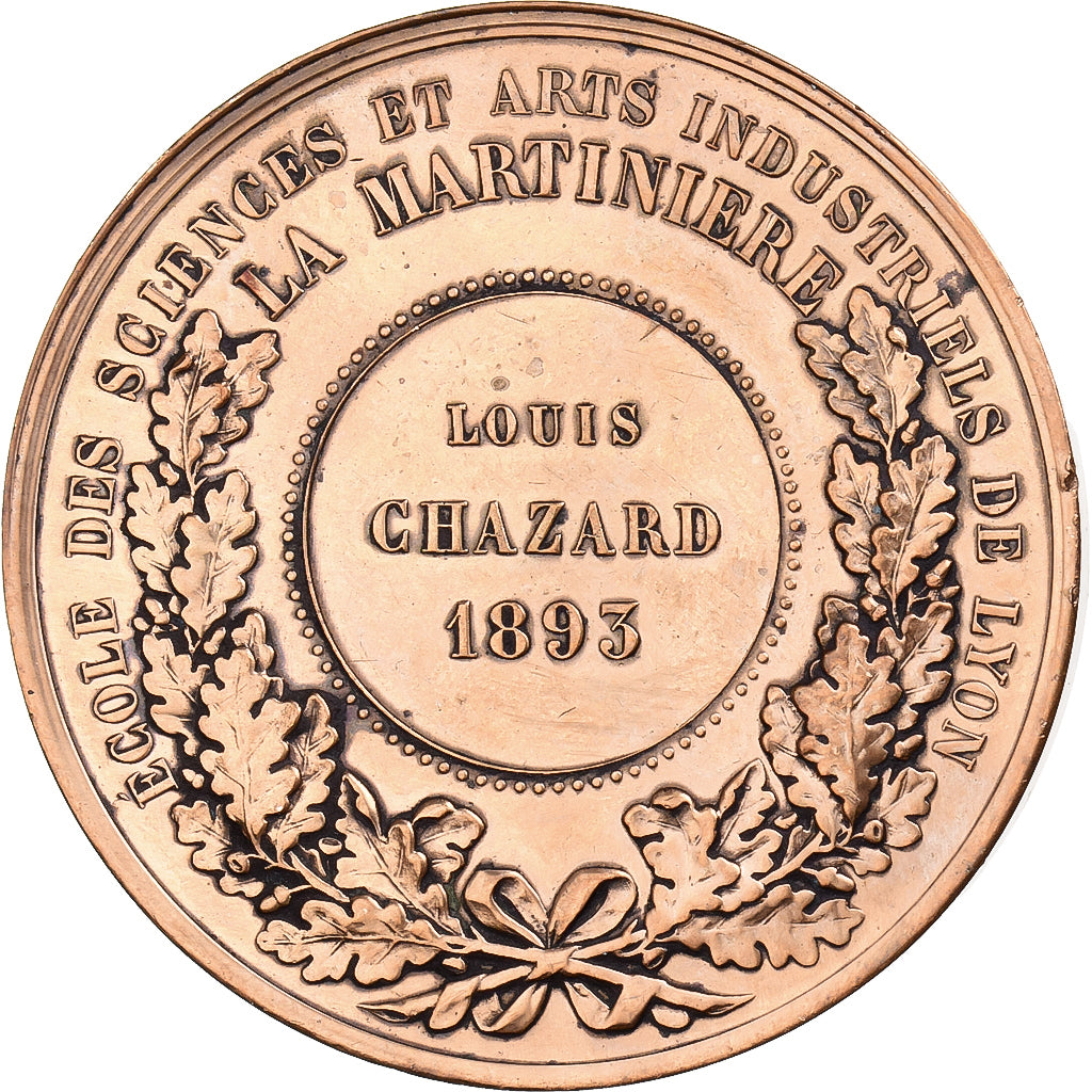 Frankreich, Medaille, Deuxième République, Major Martin, Ecole de la