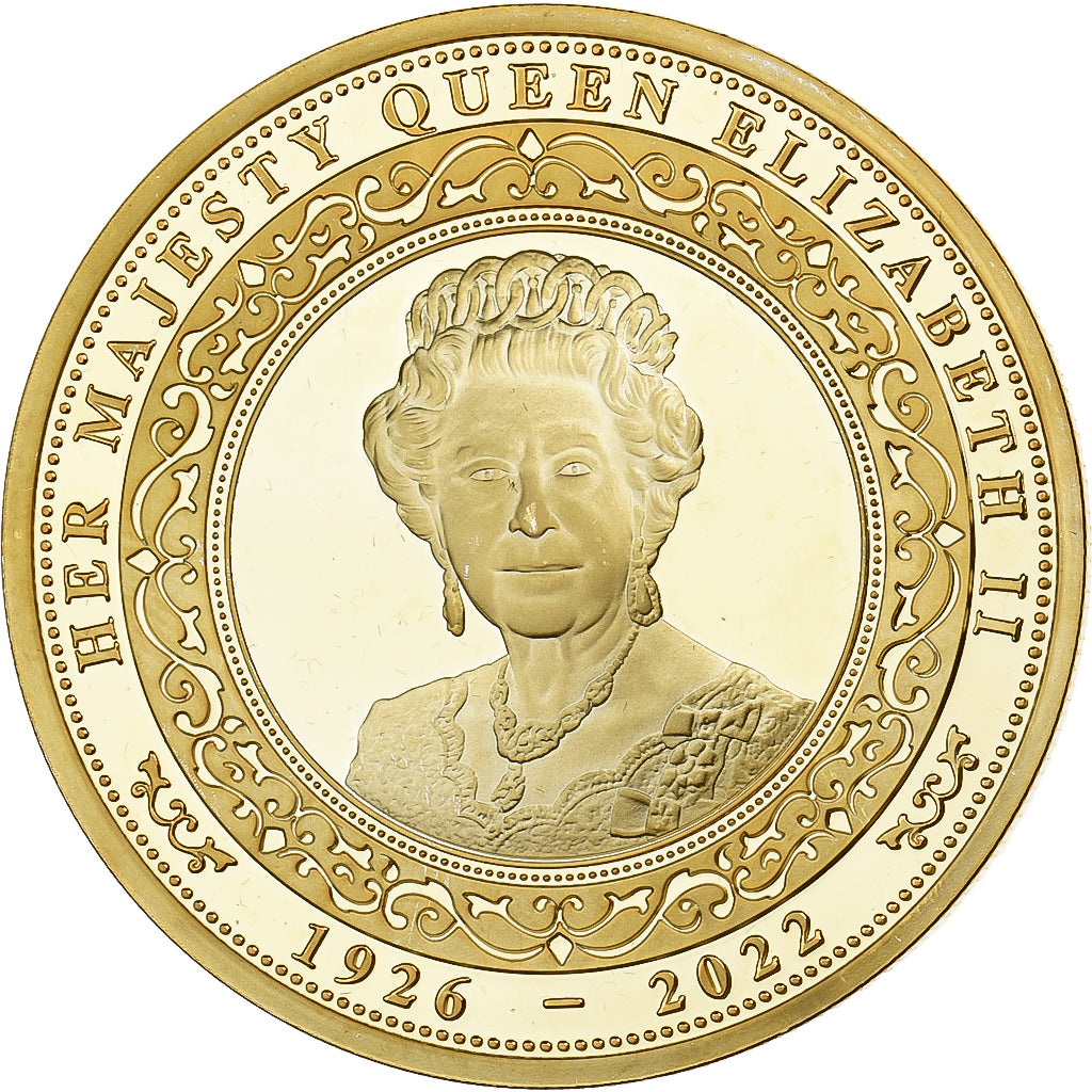 United Kingdom, Medal, Queen Elisabeth II, Copper Gilt, MS(65-70)