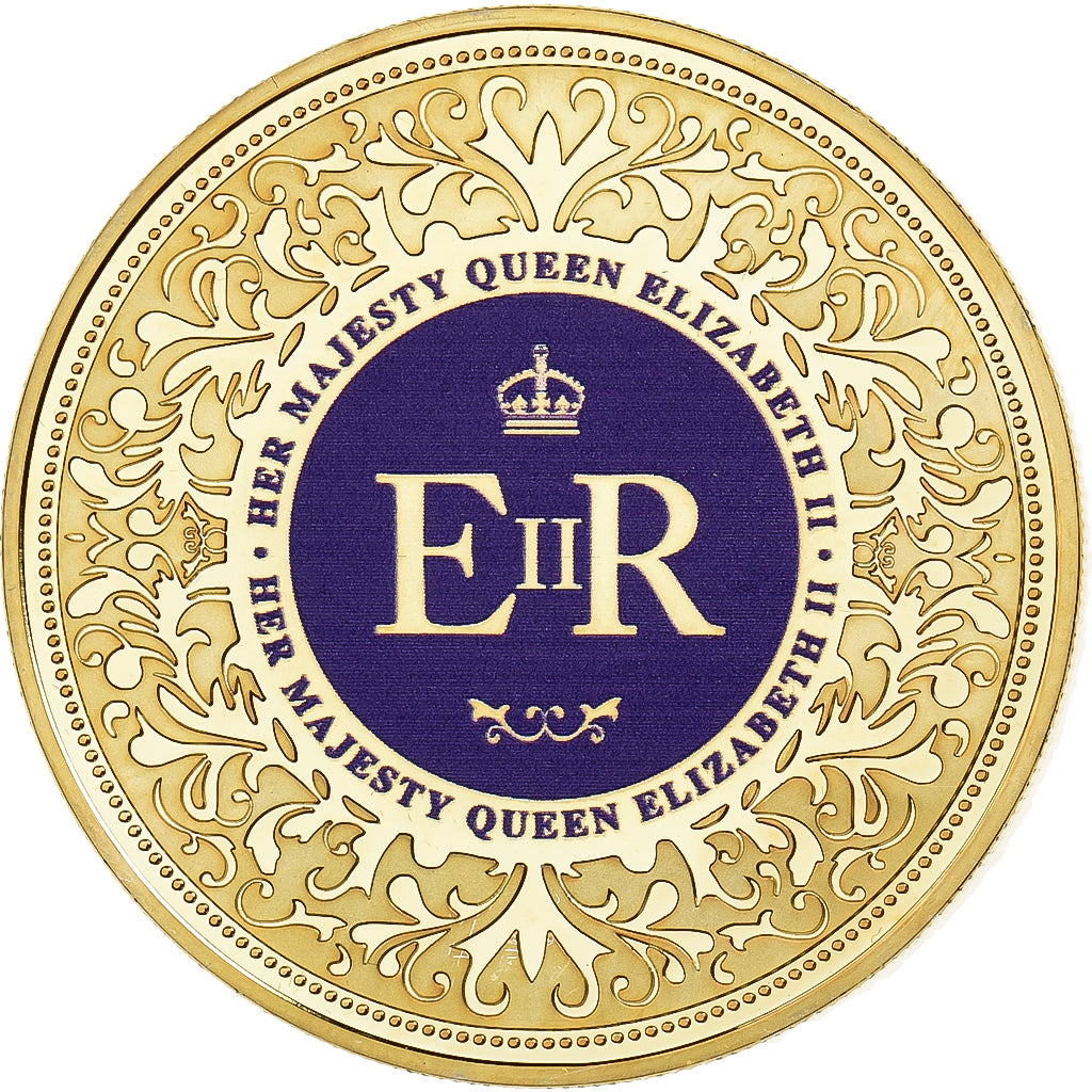 United Kingdom, Medal, Queen Elisabeth II, Copper Gilt, MS(65-70)