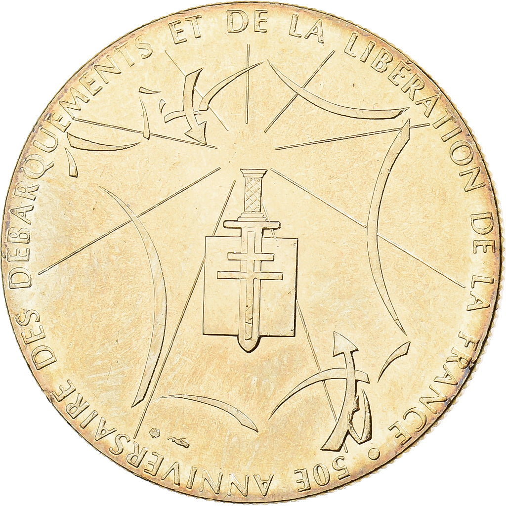 France, Medal, 50ème Anniversaire des Débarquements, Ministère de la