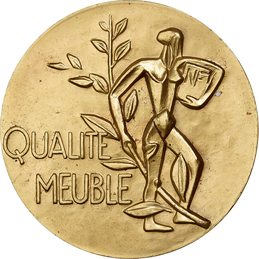 France, Medal, Concours Meuble, Qualité Meuble, 1975, Bronze, AU(55-58)