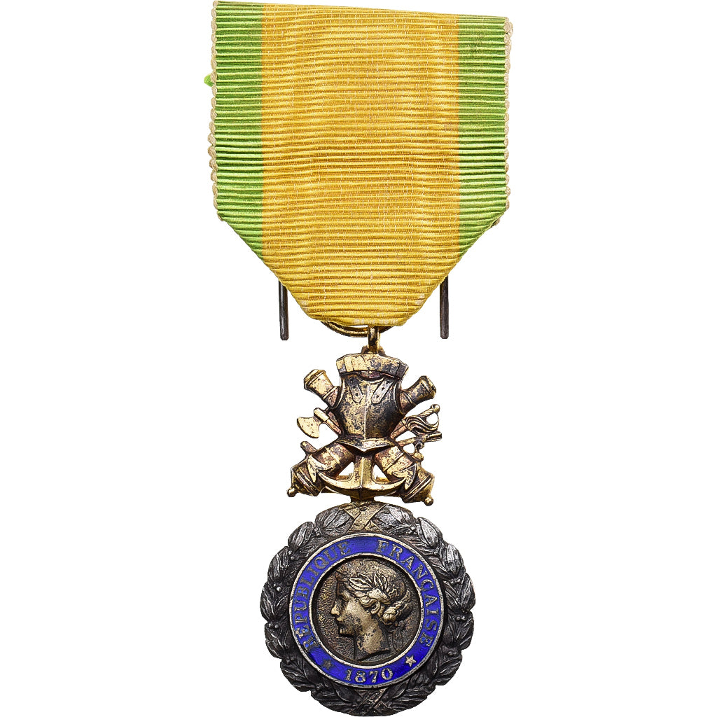 Frankreich, Troisième République, Valeur et Discipline, Medaille, 1870, Very