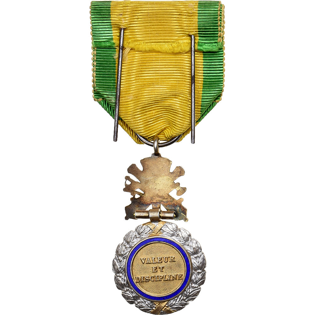 Frankreich, Troisième République, Valeur et Discipline, Medaille, 1870, Very