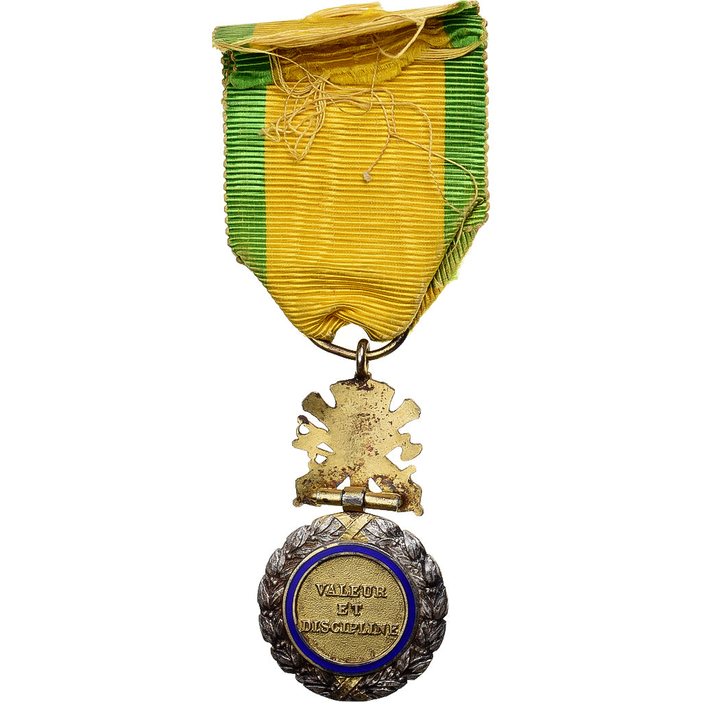 France, Troisième République, Valeur et Discipline, Medal, 1870, Very Good
