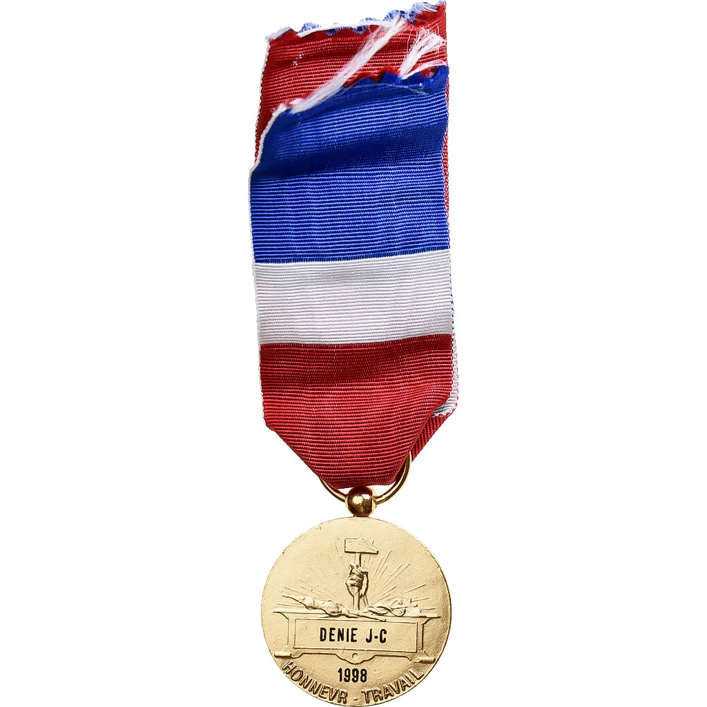 Francia, Honneur-Travail, République Française, medaglia, 1998, Eccellente