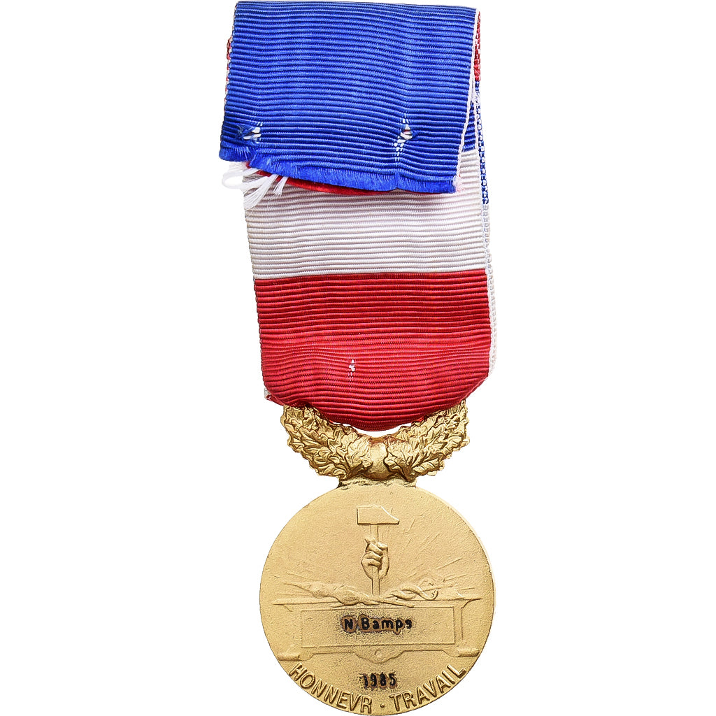 Francia, Honneur-Travail, République Française, medaglia, 1985, Ottima
