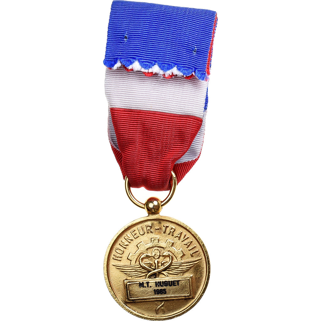 Francia, Honneur-Travail, République Française, medaglia, 1985, Eccellente