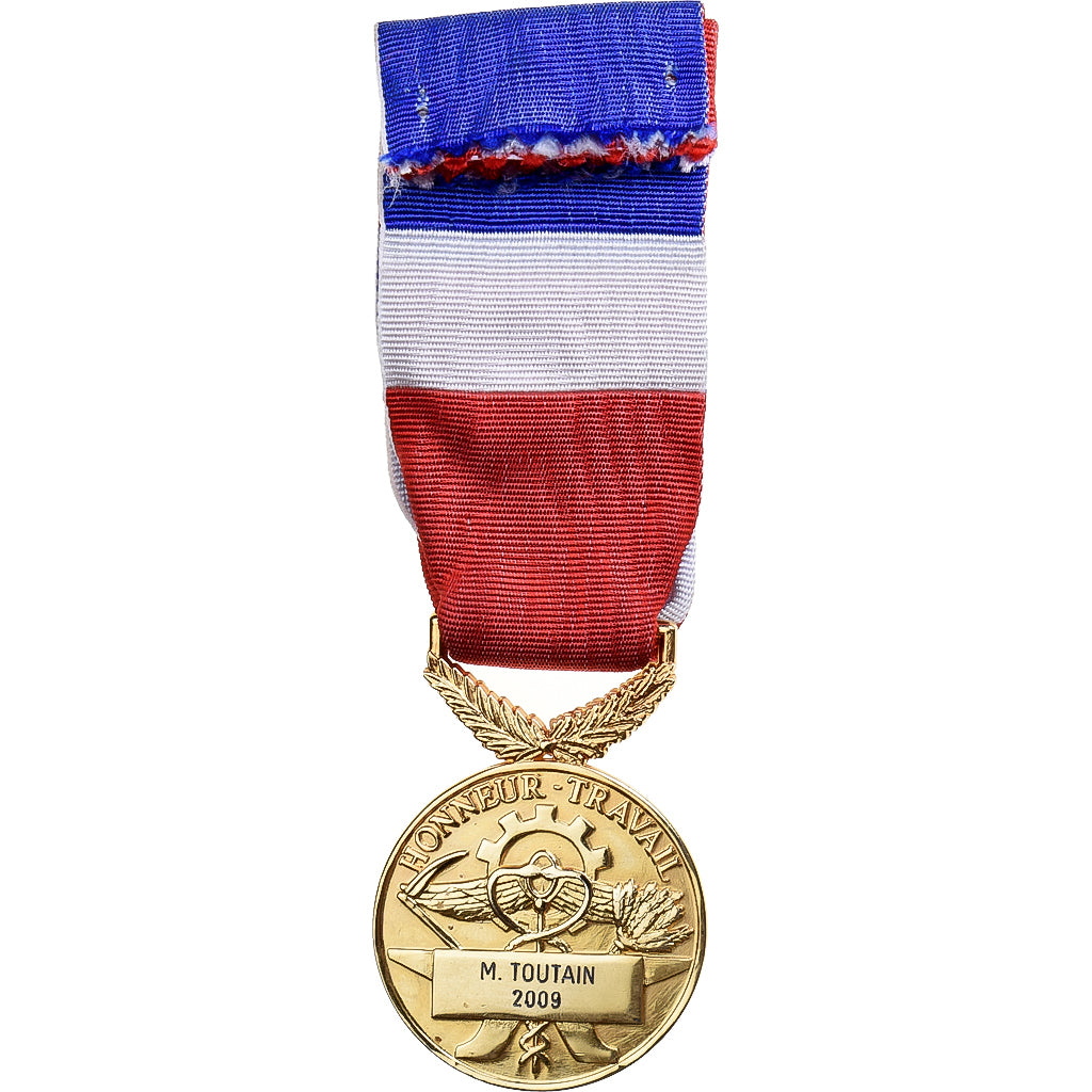 França, Honneur-Travail, République Française, medalha, 2009, Qualidade