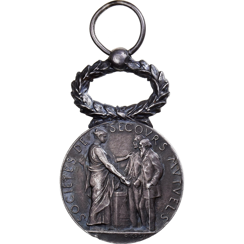 Frankreich, Sociétés de Secours Mutuels, Medaille, 1937, Excellent Quality