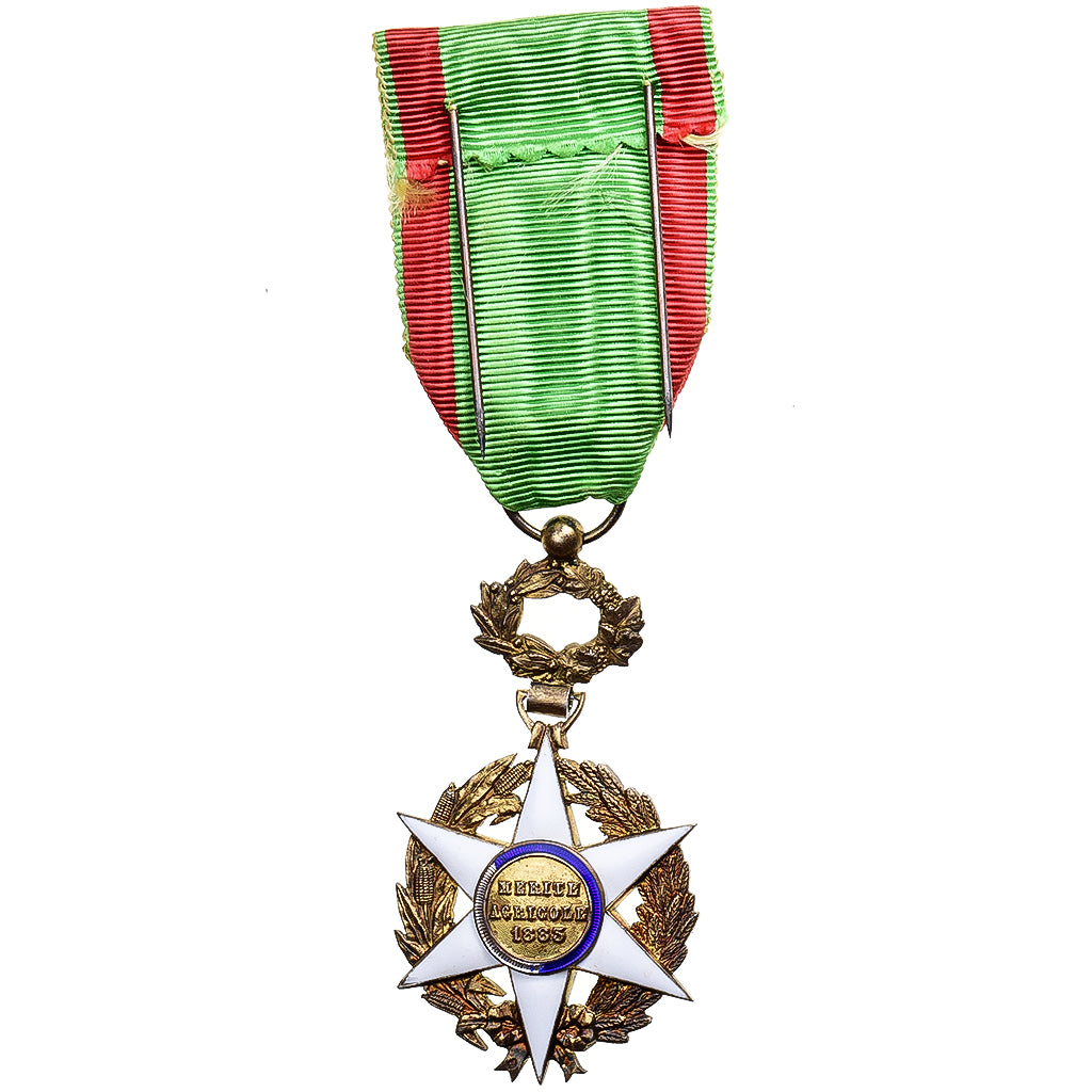 Francia, Médaille du Mérite Agricole, medaglia, 1883, Officier, Ottima