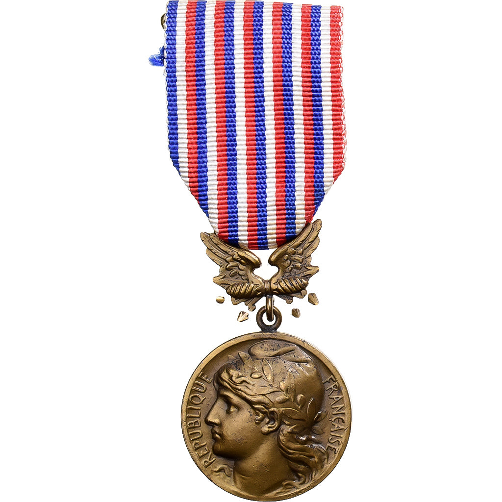 France, Honneur des Postes et Télégraphes, Medal, Excellent Quality, Tasset