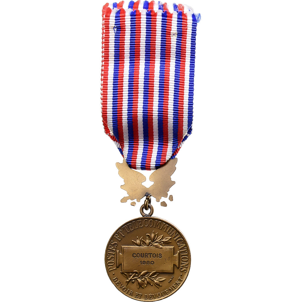 France, Honneur des Postes et Télégraphes, Medal, 1980, Excellent Quality