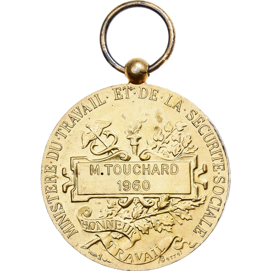 Frankreich, Ministère du Travail et de la Sécurité Sociale, Medaille, 1960